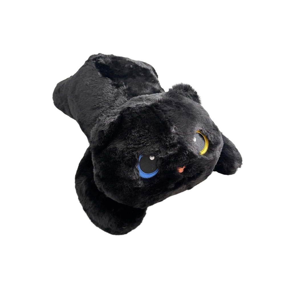 NWT MeWaii Black Hug Cat Plush Heating Cooling Pad Soft Stuffed Animal New